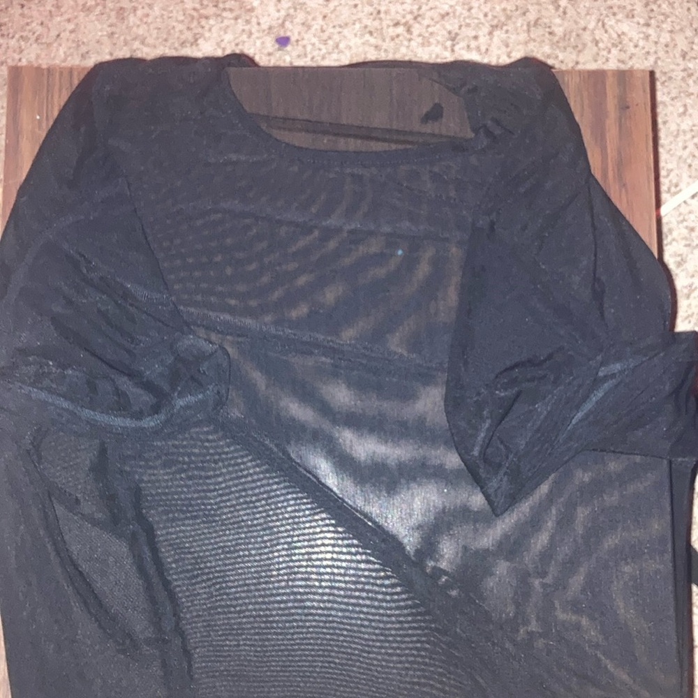 SHEIN mesh black dress!!